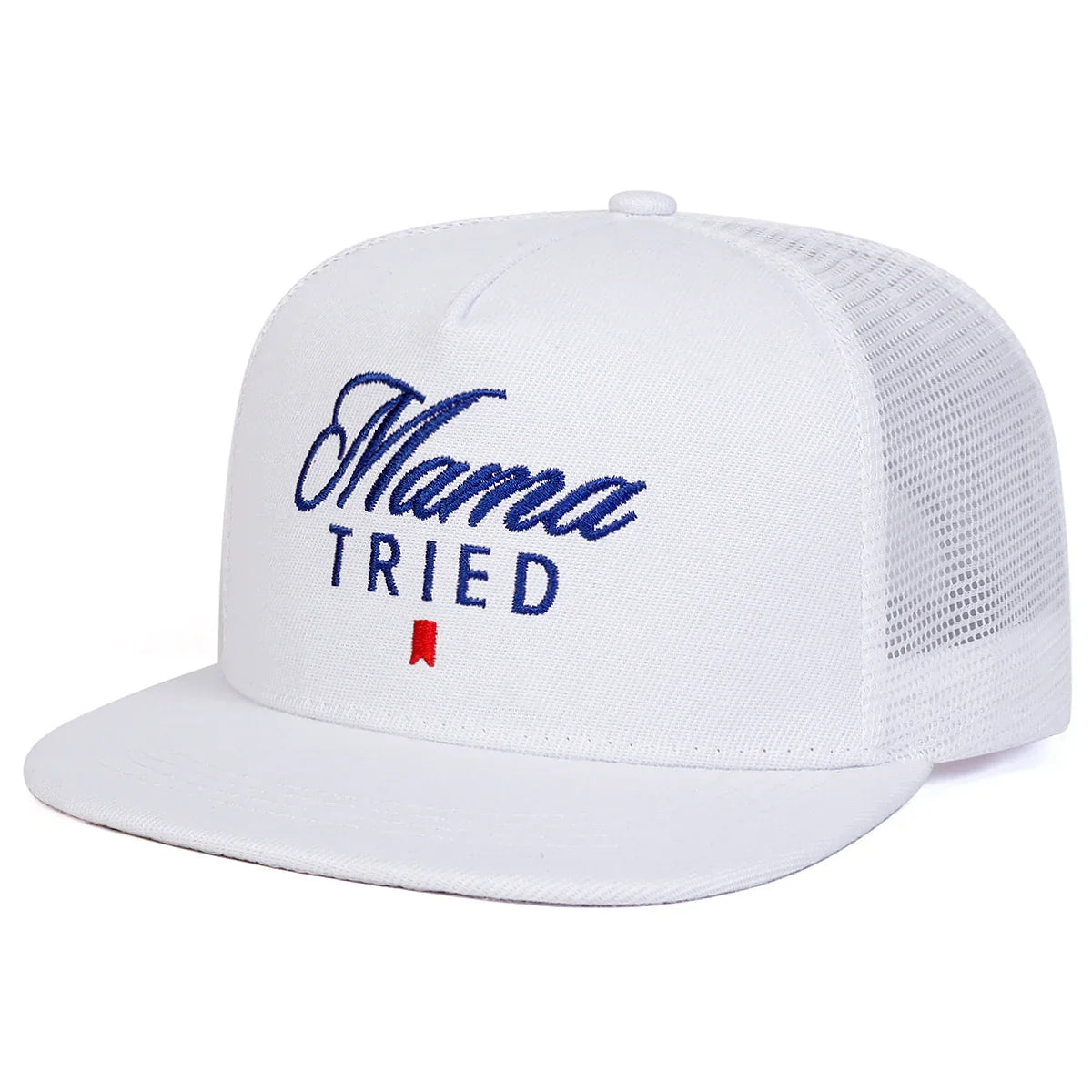 Unisex Mama TRIED Embroidery Hip-hop Net Hats
