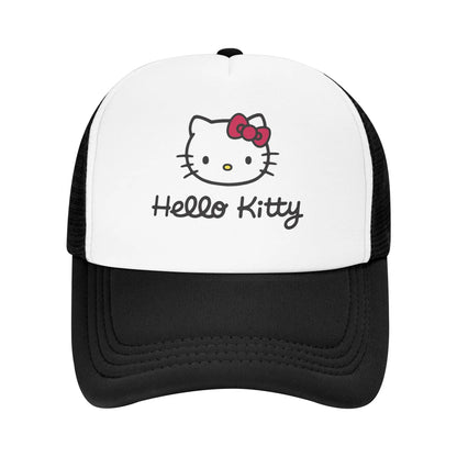 Unisex Hello Kitty Trucker Hats Mesh Baseball Caps