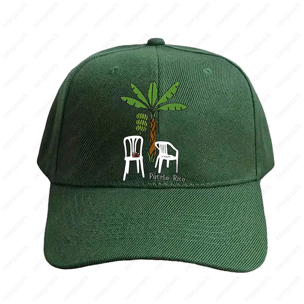 Bad Bunny Puerto Rico DTMF Casual Summer Cap Woman Man Baseball Caps