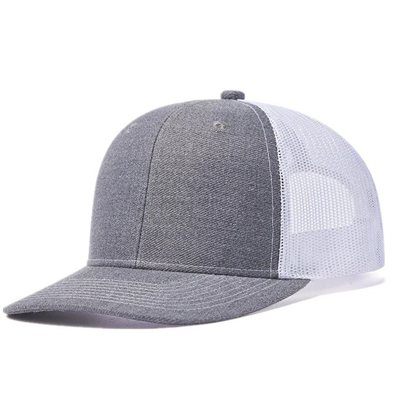 Hot Sale Unisex Cap Slight Curved Brim Style Trucker Hat  Men & Women