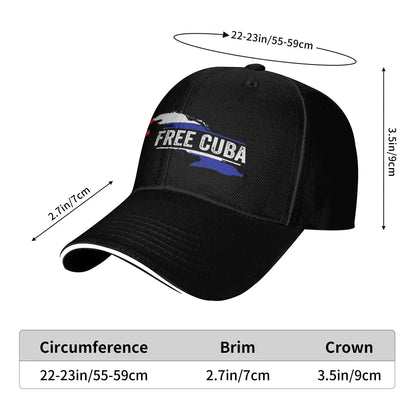 Spring Free Cuba Cuban Flag Free Cuba Viva Cuba Libre Baseball Cap