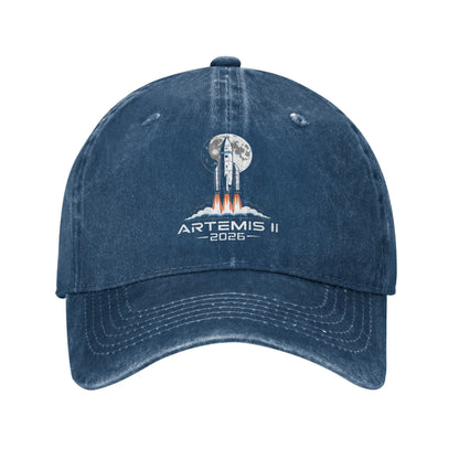 Artemis II Back to the Moon 2026 Leisure Baseball Cap