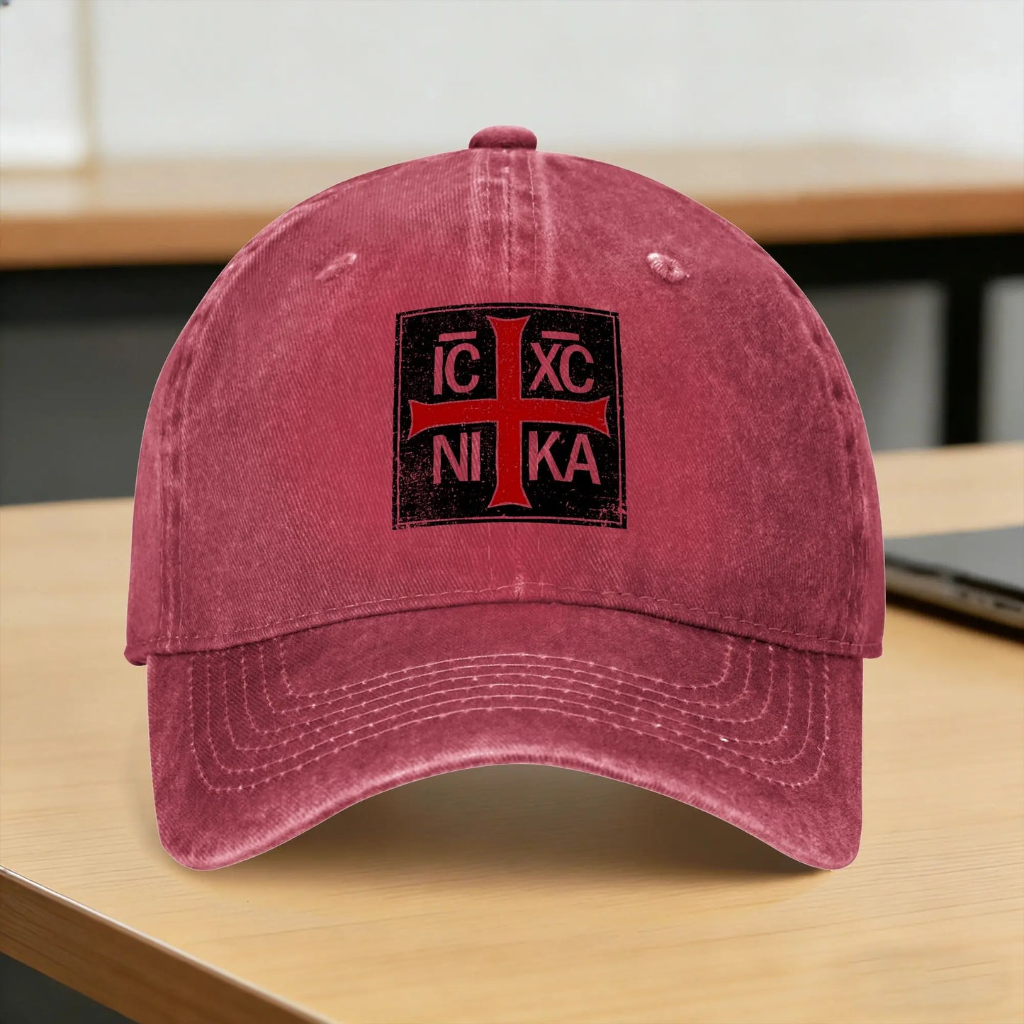 Jesus Conquers Ic Xc Nika Casual Baseball Cap