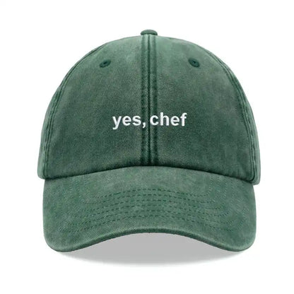 "yes, Chef" Printing Baseball Cap