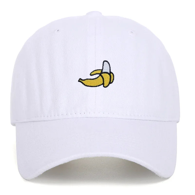 Banana Embroidered Baseball Hats For Men Women