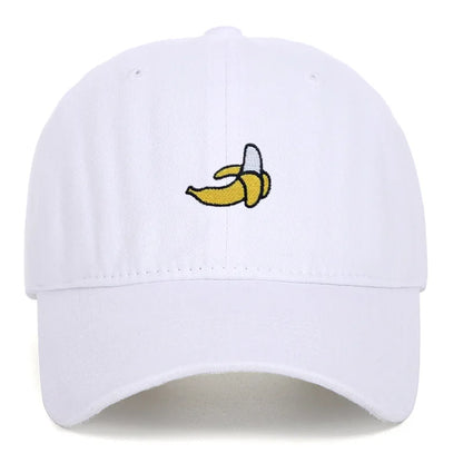 Banana Embroidered Baseball Hats For Men Women