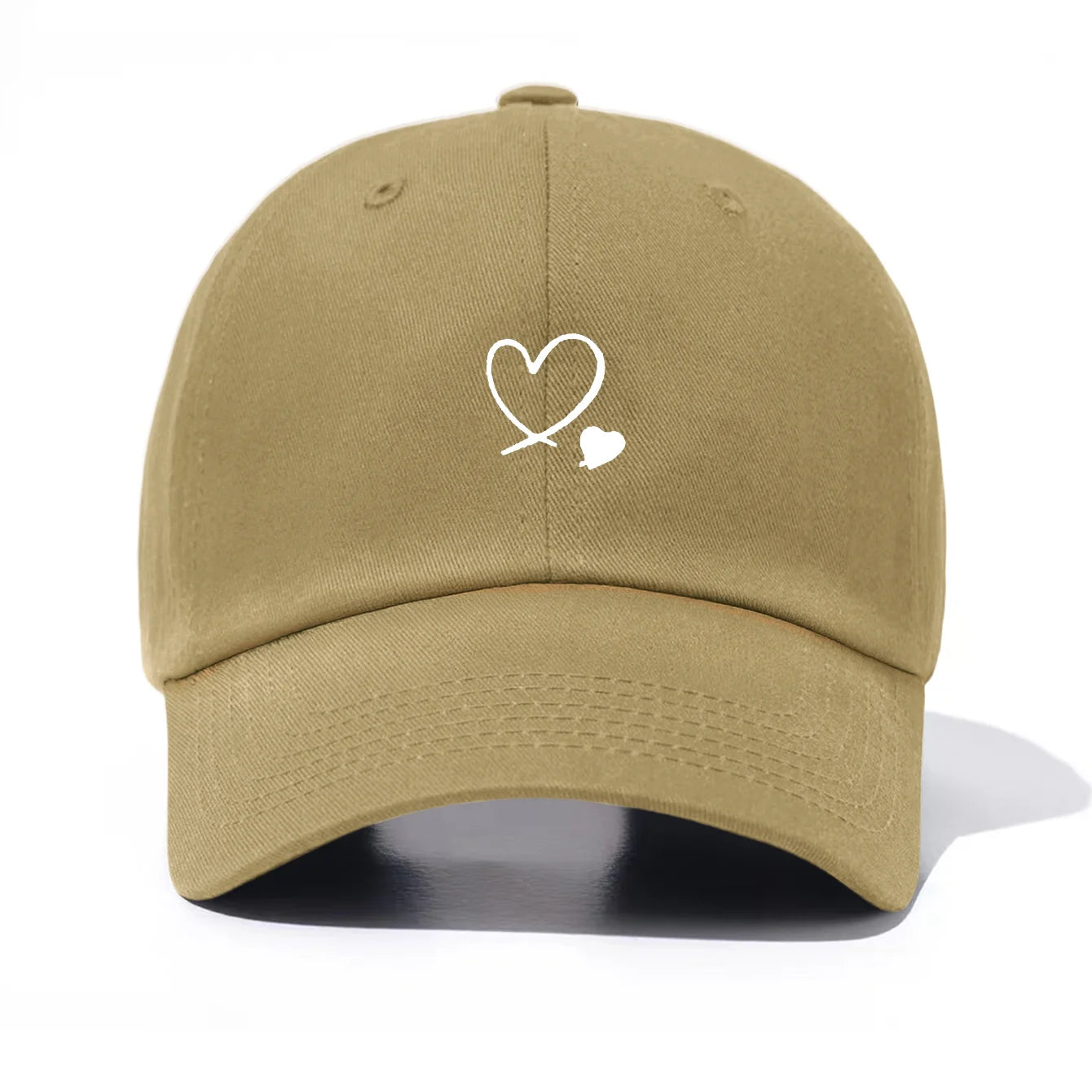 Piece Hearts Print Baseball Cap For Men & Women