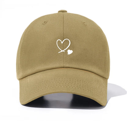 Piece Hearts Print Baseball Cap For Men & Women