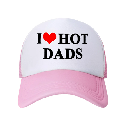 Fashion Letter Printing I Love Hot Dad Hats Baseball Hat For Man Women