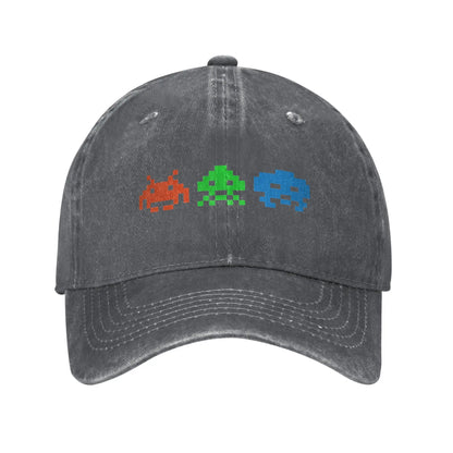 Space Invaders Men Women Baseball Cap