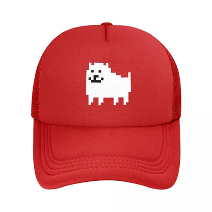Undertale Annoying Dog Mesh Baseball Caps