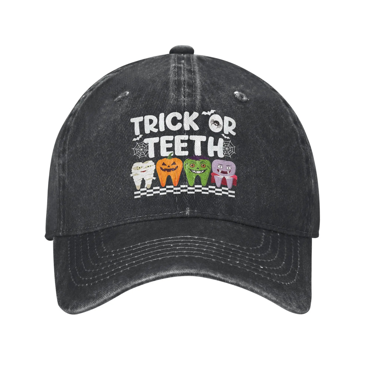 Funny Teeth Unisex Baseball Caps Cartoon Teeth Helloween