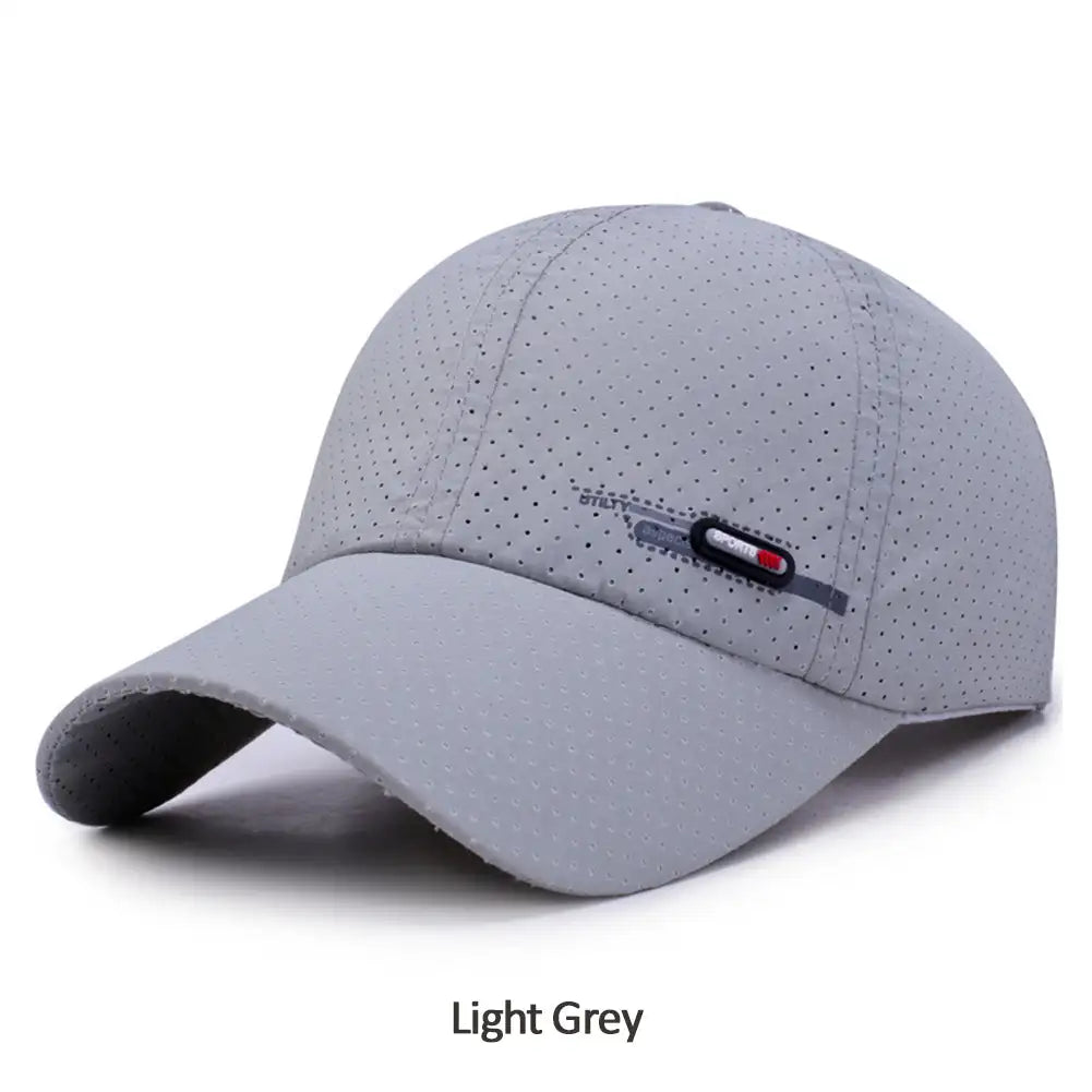 Luxury Brand Sports Running Sweat Baseball Cap Male Fashion Canada Golf Caps Quick Dry For Men Women Solid Snapback Bone Hats