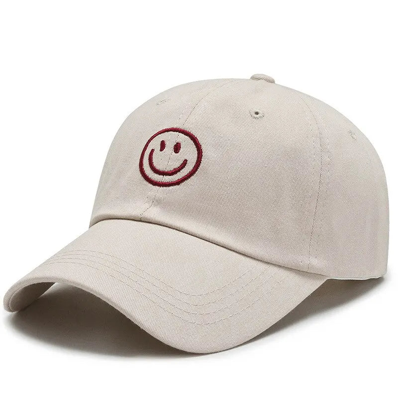 Four Seasons Ca Polyester Cotton Embroidered Smiley Lesbial Baseball Cap