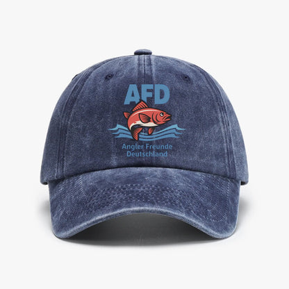 Beach AFD, Angler Friends, Alice Weidel Hip Hop Distressed Baseball Cap