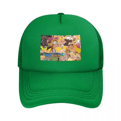 Hey Arnold Cartoon Mesh Baseball Caps