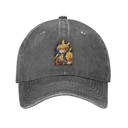 Zenitsu Agatsuma Hip Hop Caps Demon Slayer Baseball Hat
