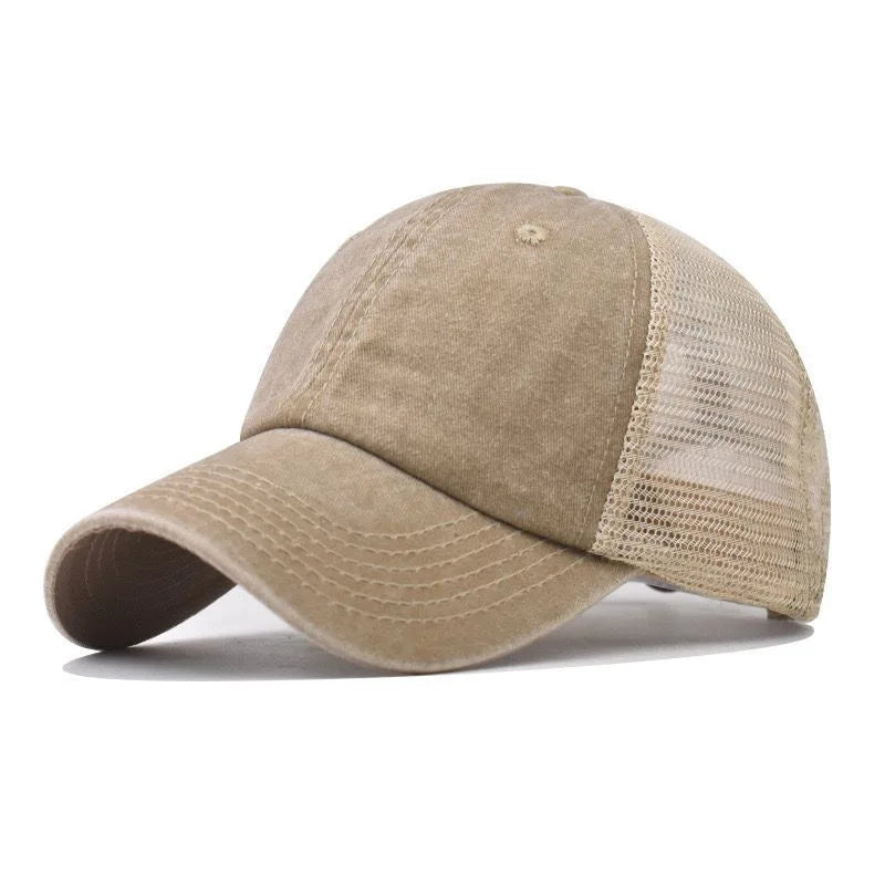 Mesh Hats for Men and Women Beach Worn Baseball Caps