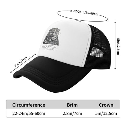 Unisex Steve Is Not Getting Smarter As He Gets Older Otter Trucker Hats Baseball Cap