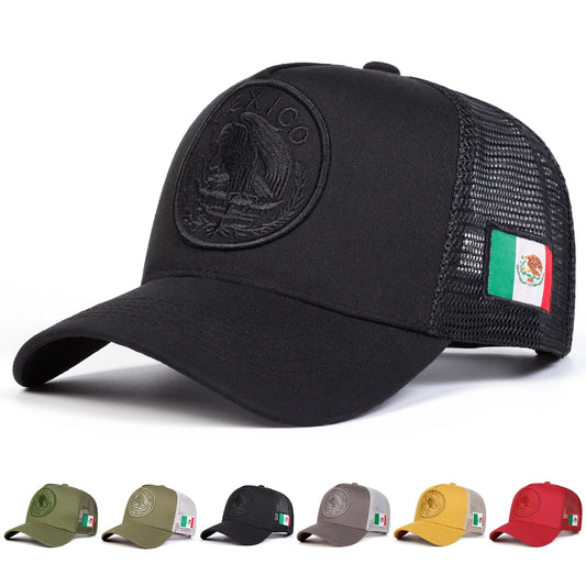 Unisex Mexican Flag Embroidery Baseball Caps