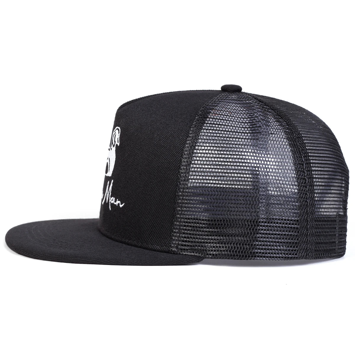 Unisex Simple Man Duck Embroidery Hip-hop Net Hats Baseball Caps Sunscreen Hat Snapback Caps