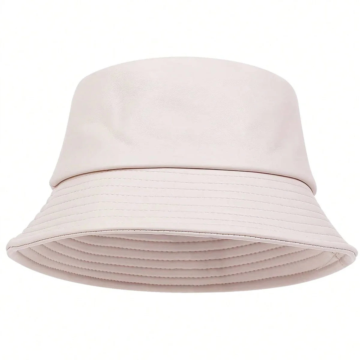 Winter Fashion Bucket Hat Artificial Leather Windproof Warm