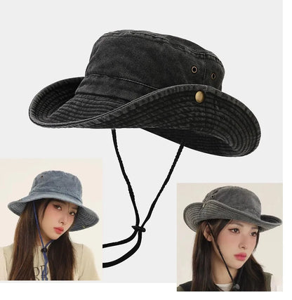 Summer Spring Autumn Caps S Big Headun Visor Hiphop Bucket Hats