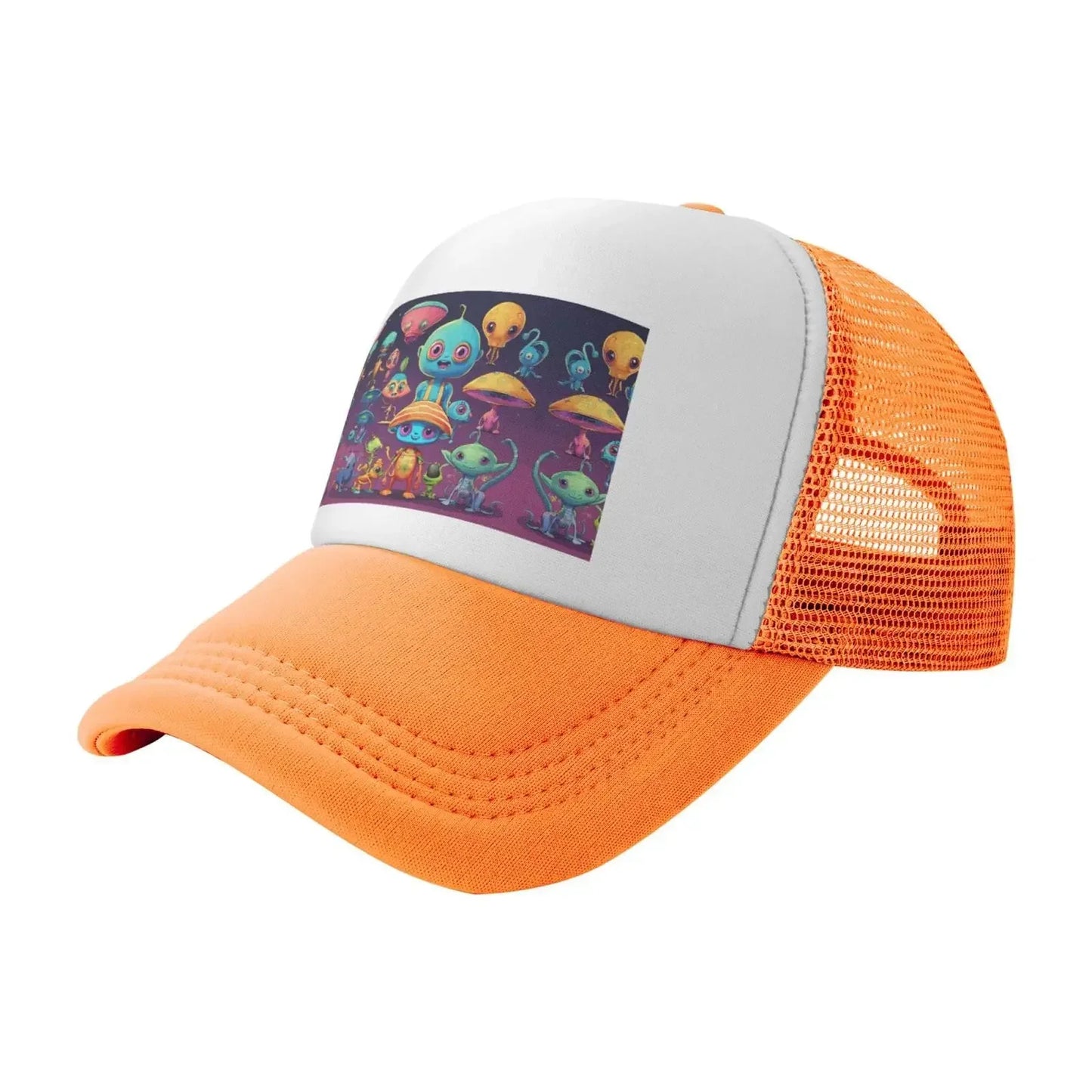 New Astronaut and Alien Dad Golf Hats Mesh Baseball Cap