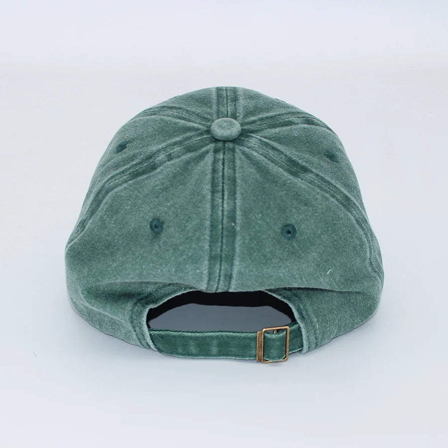 Mini Cactus Embroidery vintage soft Baseball caps Men Women