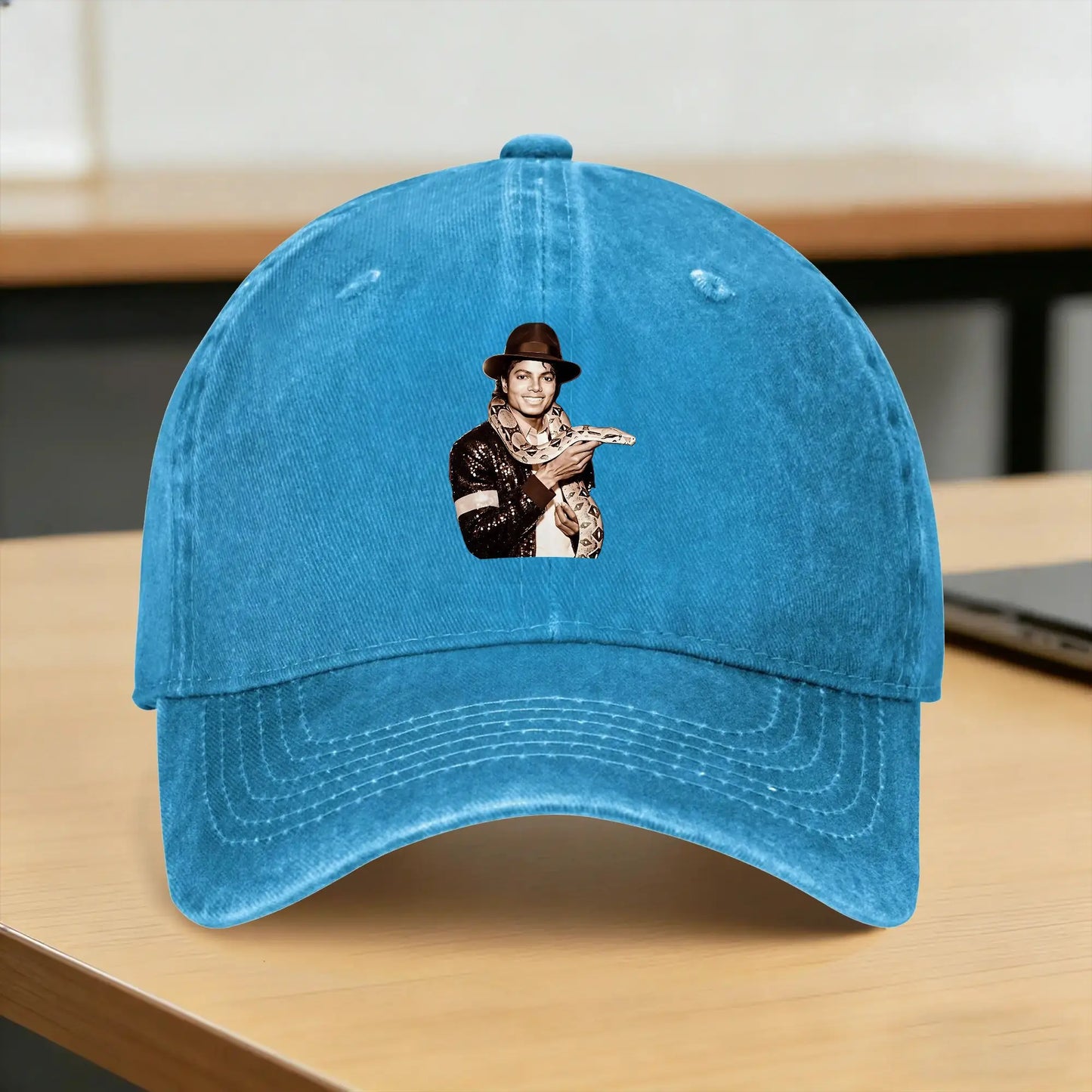 MJ And Snake Michaels Jacksons Casual Baseball Cap