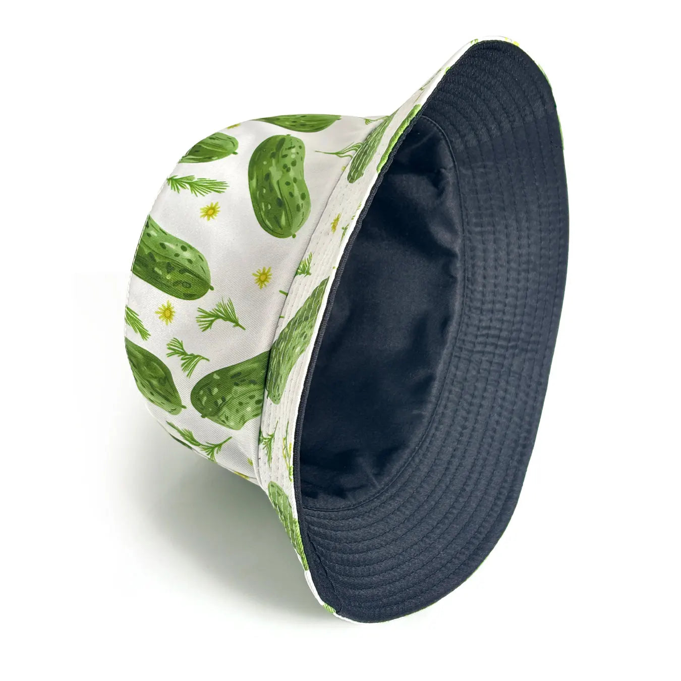 New Cucumber Pattern Printed Fisherman's Hat Bucket Hat