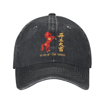 Year Of The Horse 2026 Chinese Lunar New Year Baseball Caps