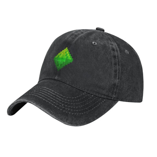 Summer The Sims 4 - Plumbob Diamond Gem 8bit Baseball Cap