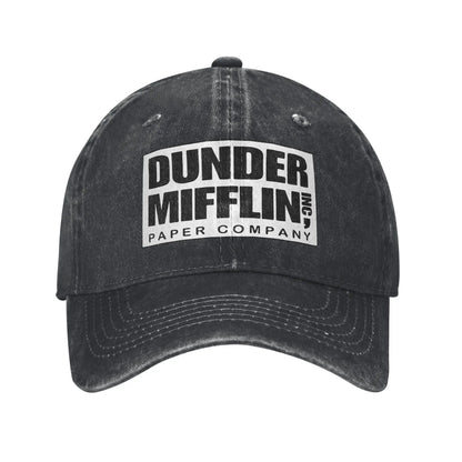 Vintage Dunder Mifflin Paper Company Baseball Caps Unisex Style
