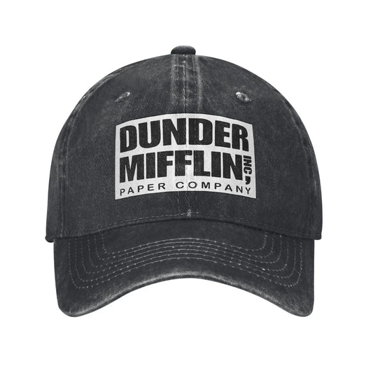 Vintage Dunder Mifflin Paper Company Baseball Caps Unisex Style