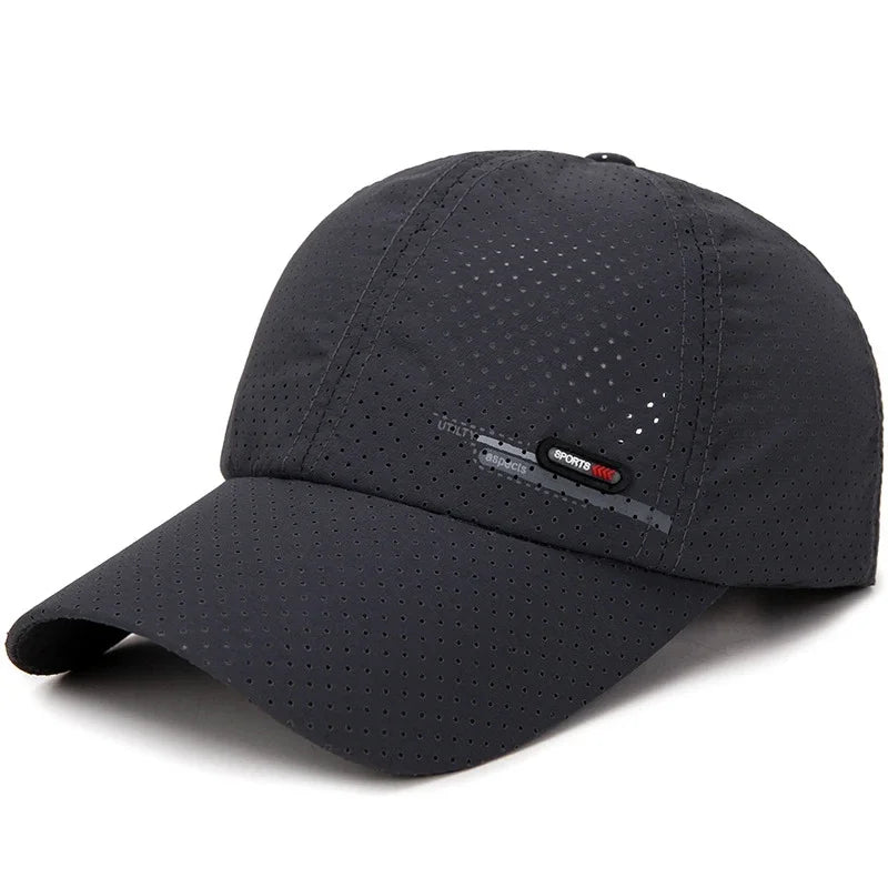 Breathable Perforated Quick-Drying Hat Fishing Sun Protection Baseball Cap