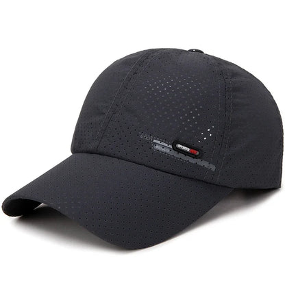 Breathable Perforated Quick-Drying Hat Fishing Sun Protection Baseball Cap