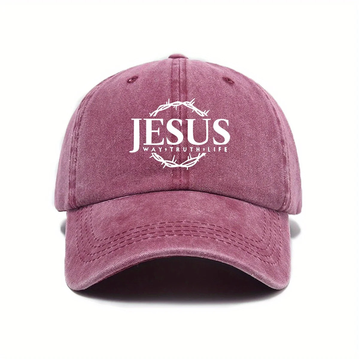 Baseball Caps For Men And Women, Jesus Wreath Design