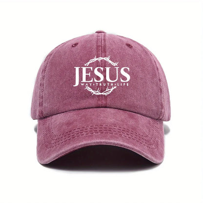 Baseball Caps For Men And Women, Jesus Wreath Design