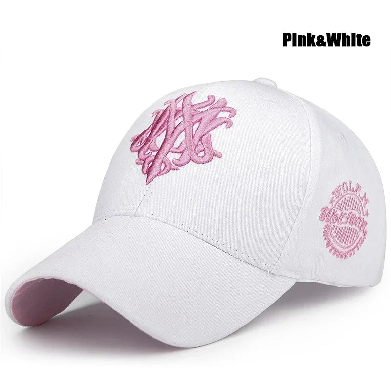New Fashion Chrysanthemum Embroidery Cotton Baseball Cap