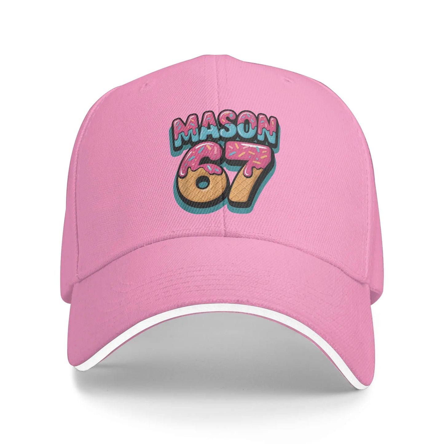 Meme 67 Six Seven 6 7 Steal a Brainrot Los 67 Baseball Caps