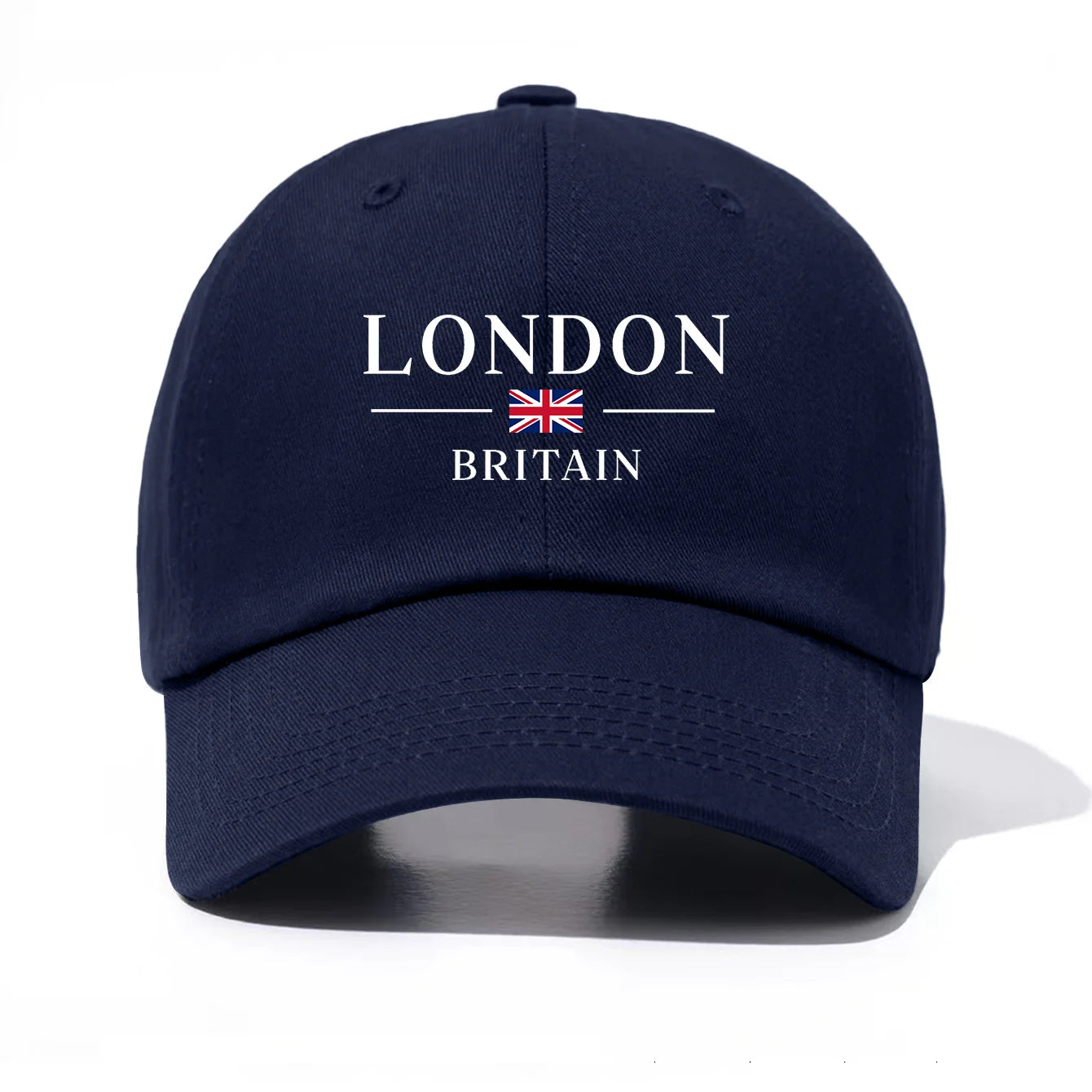 London Print Baseball Cap For Adults