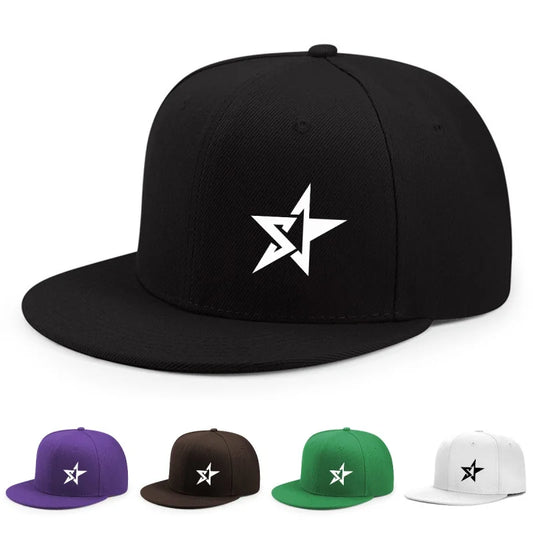 Snapback Caps Hardtop bBreathable Wide Brimmed Hip-Hop