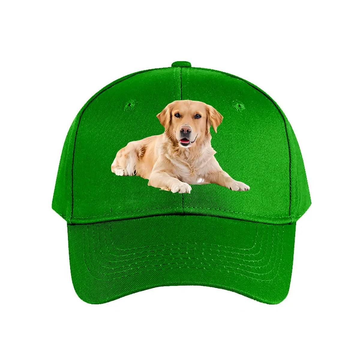Golden Retriever Print Baseball Cap