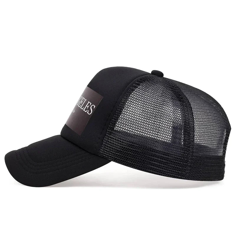 Unisex Los Angeles Print Baseball Net Caps
