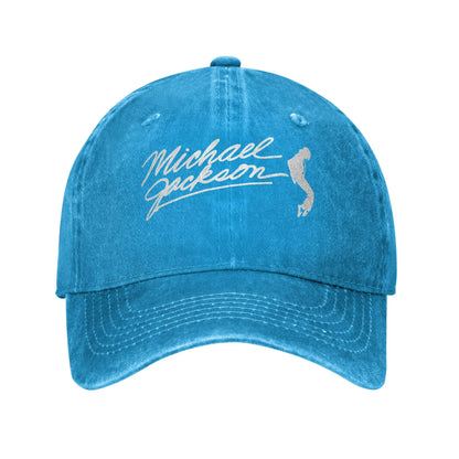 Washed Baseball Cap MJ Bad Album Summer