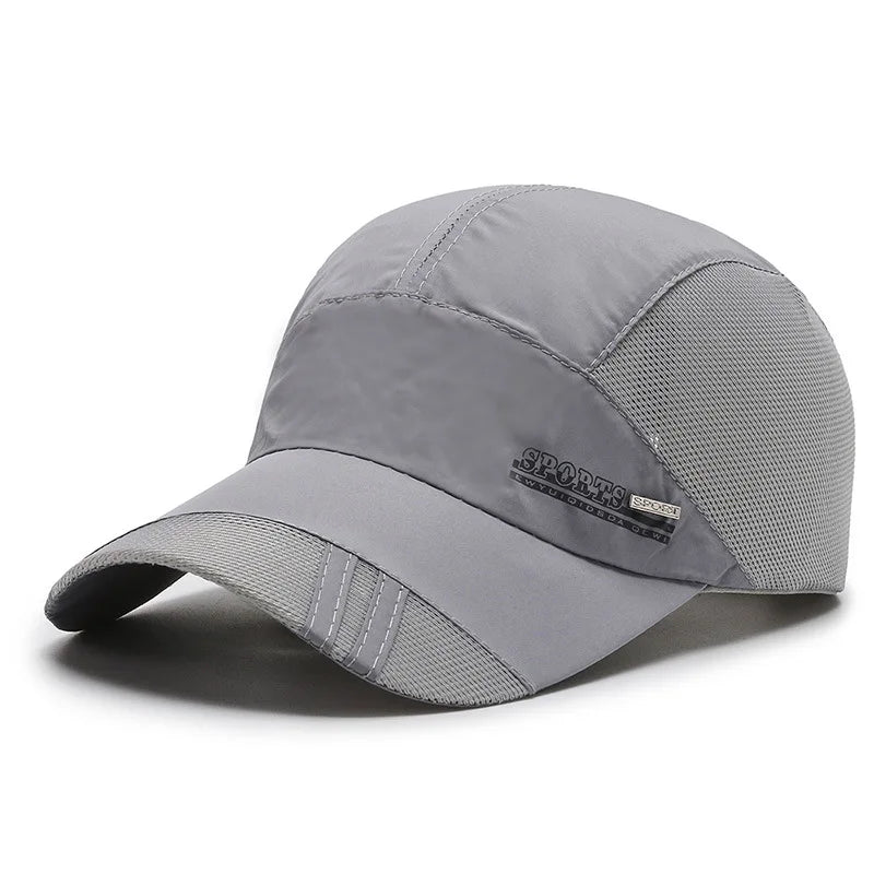 Summer Thin Men's Hat Sweat-absorbing Net Hat Fishing Hat Baseball Cap