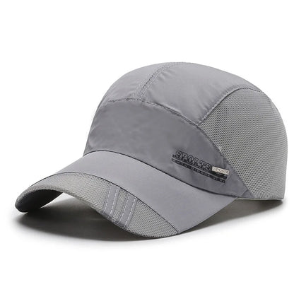 Summer Thin Men's Hat Sweat-absorbing Net Hat Fishing Hat Baseball Cap
