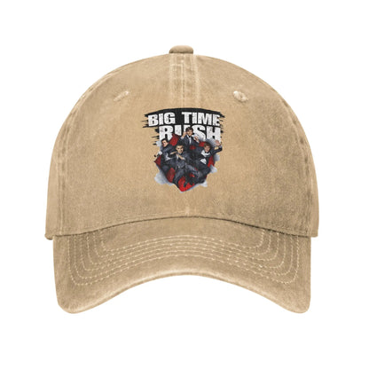 Big Time Rush Music Band Washed Baseball Cap