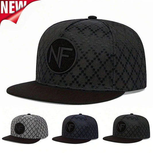 Men's Fashion NF Letter Embroidered Snapback Cap